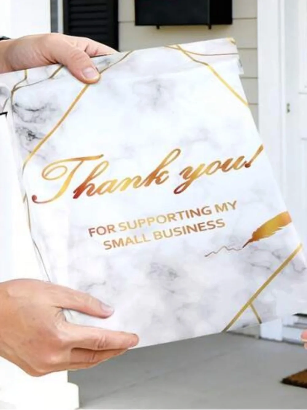 N/A polymailers thank